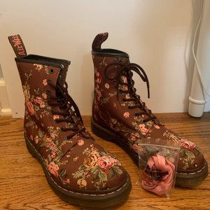 Women's Floral Dr. Martens